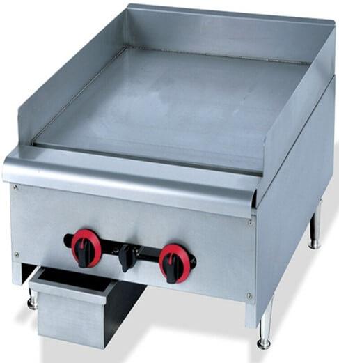 GATTO 600MM FLAT TOP GAS GRILLER COUNTER MODEL
