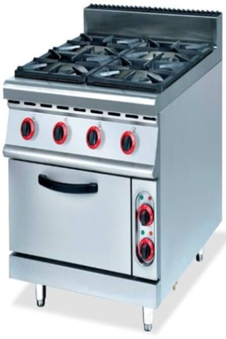 GATTO 700 RANGE - 4 BURNER STOVE WITH ELECTRIC OVEN