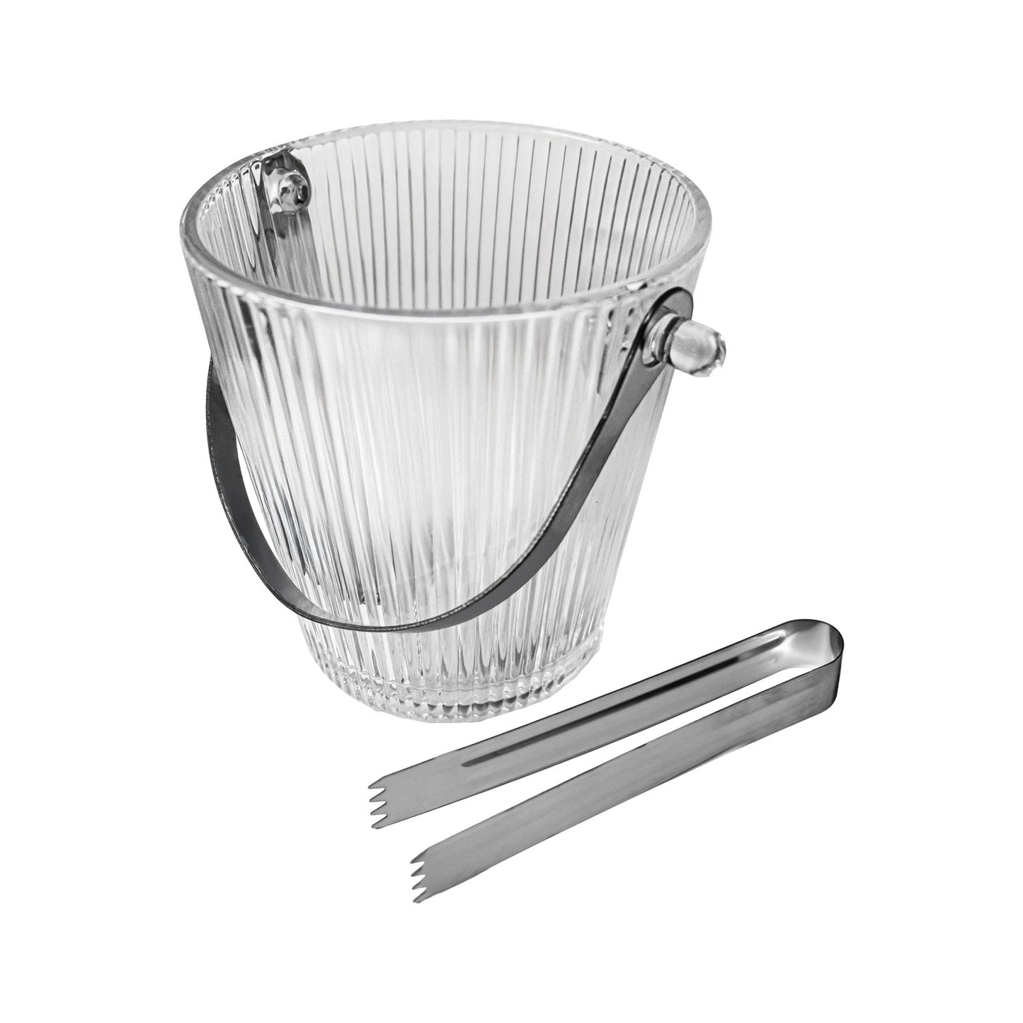 AQUA – ICE BUCKET WITH TONG – 900ML – 130 X 120MM (16)