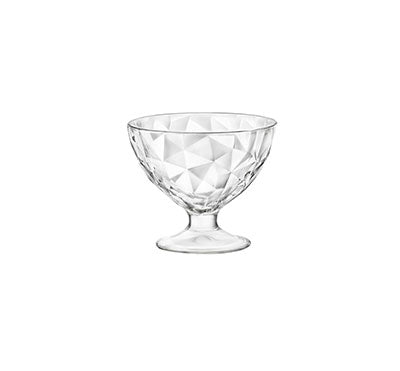 DIAMOND DESSERT BOWL 36CL (6) H99MM W115MM (Bormioli Rocco)