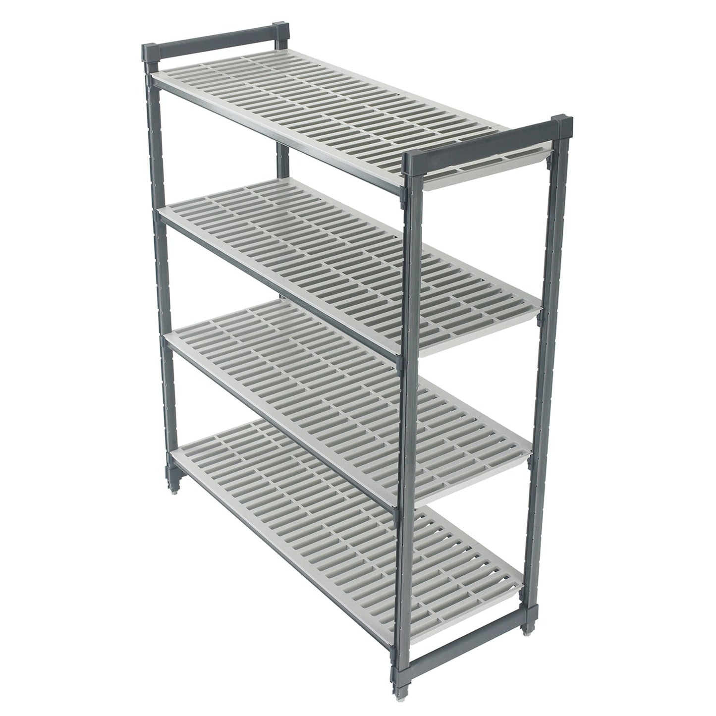 BASICS 4 TIER VENTED SHELF 460MM W X 1070MM L X 1830MM H
