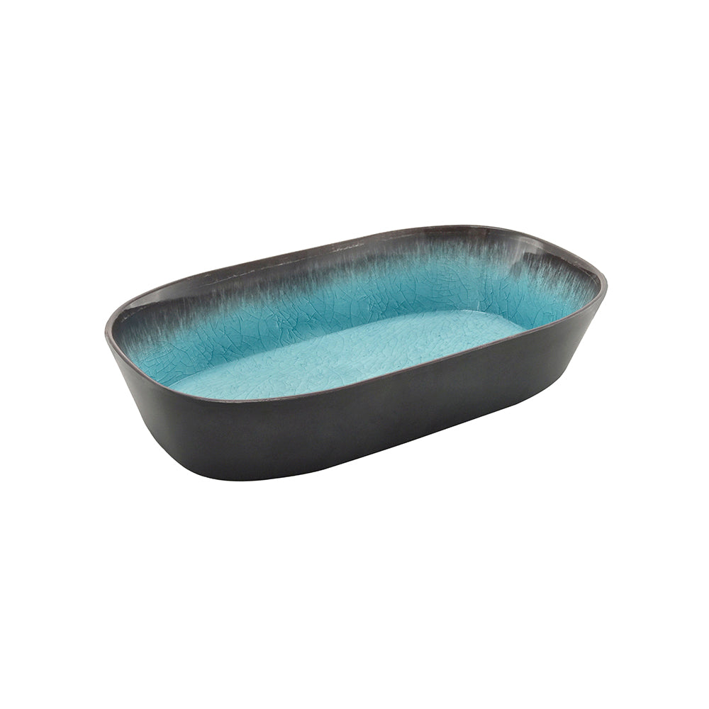 CAPSULE BOWL RECT (MED BLUE) - 265 X 162 X 65MM (Efay)