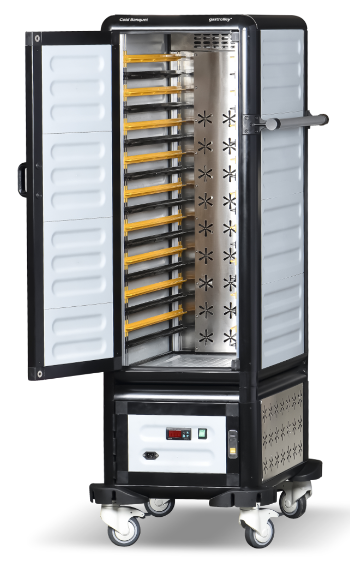 THERMOCART ELECTRIC CHILLED BANQUETING TRANSPORT TROLLEY - 19 TRAY