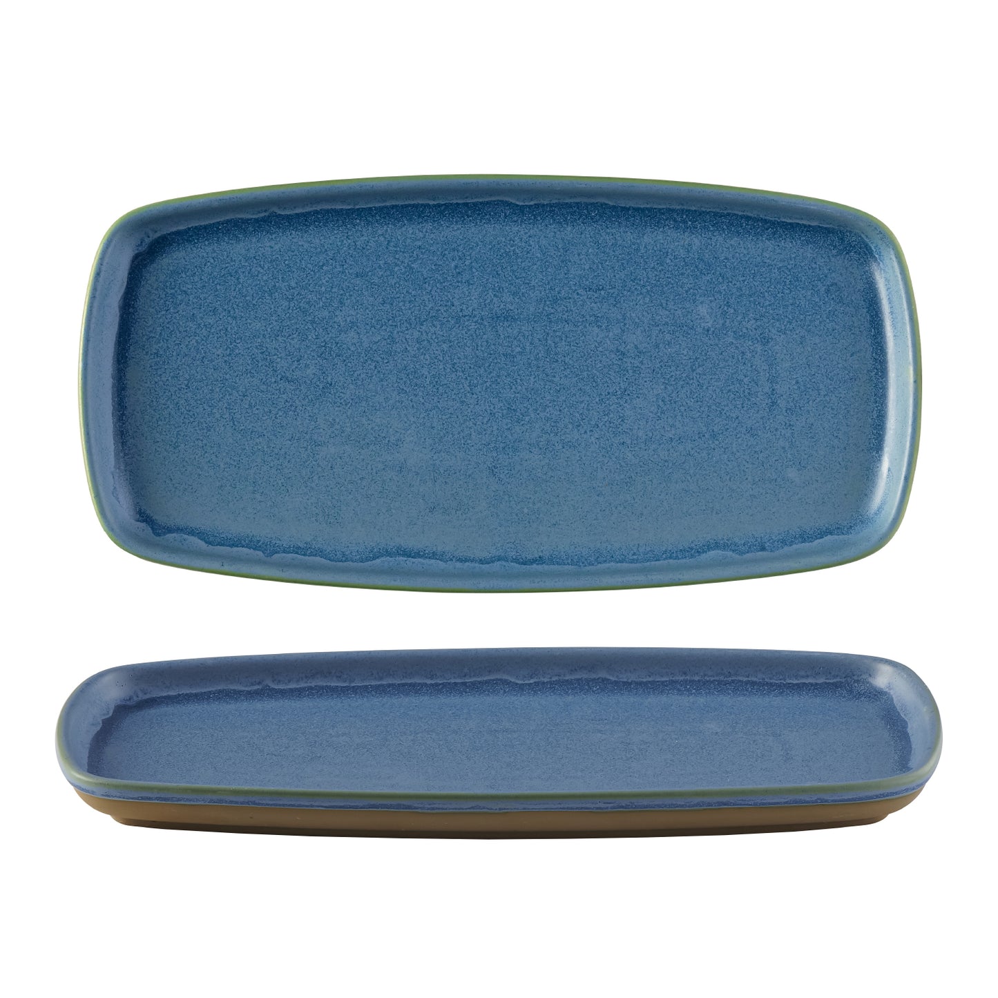 EMERGE - OSLO BLUE - RECTANGULAR PLATE - 30CM X 14.7CM (6) (Churchill) - Catering