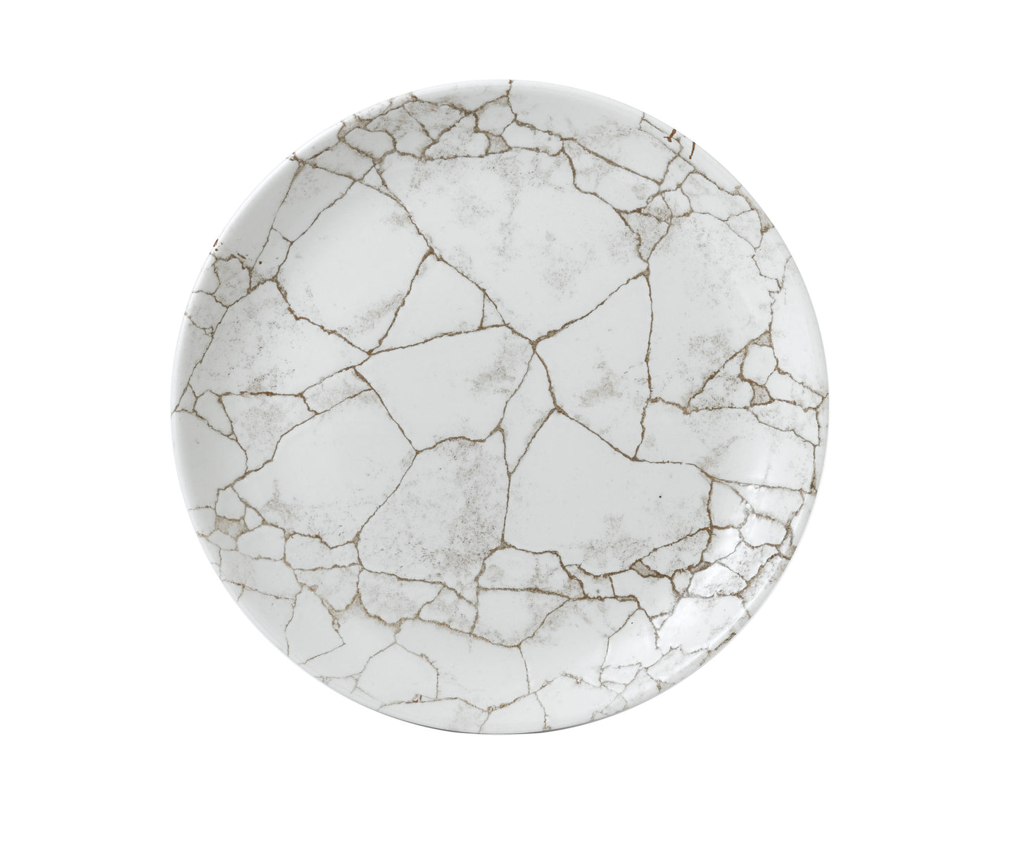 KINTSUGI - AGATE GREY - COUPE PLATE - 26CM (12) (Churchill)