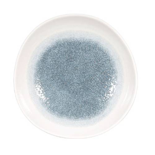 RAKU TOPAZ BLUE - ORGANIC ROUND BOWL - 25.3CM (Churchill)