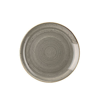 PEPPERCORN GREY - COUPE PLATE 16.5CM (12) - Catering
