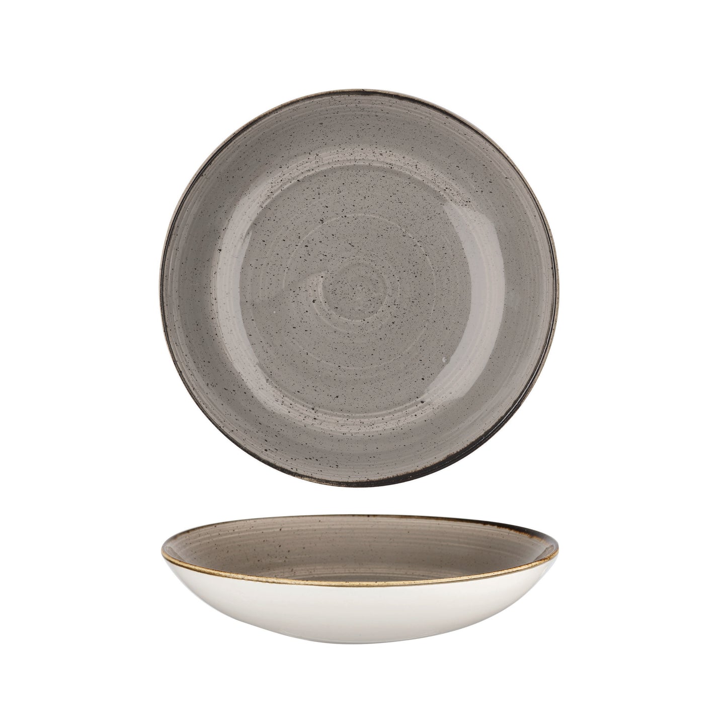PEPPERCORN GREY - LARGE COUPE BOWL 31CM (6) - Catering