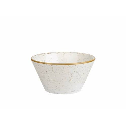 BARLEY WHITE - SAUCE DISH - 9CL (12) (Churchill)
