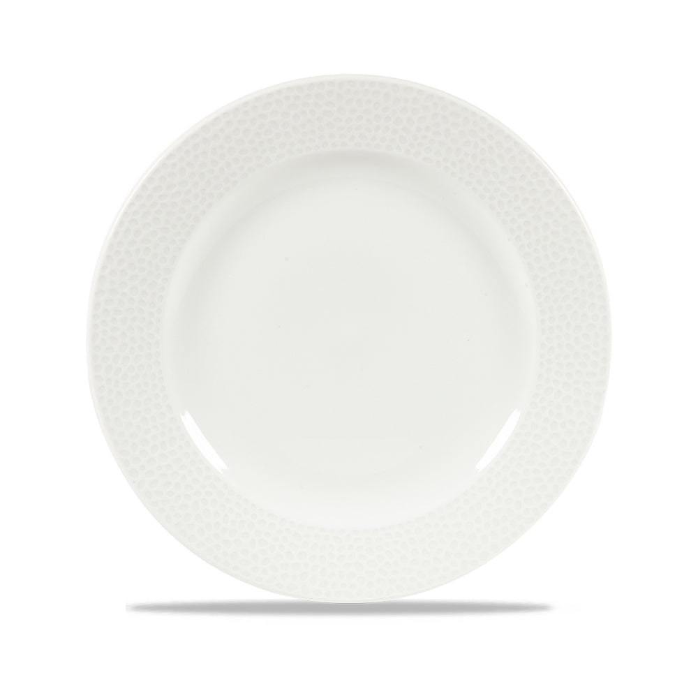ISLA - WHITE - FOOTED PLATE 23.4CM (12) (Churchill)