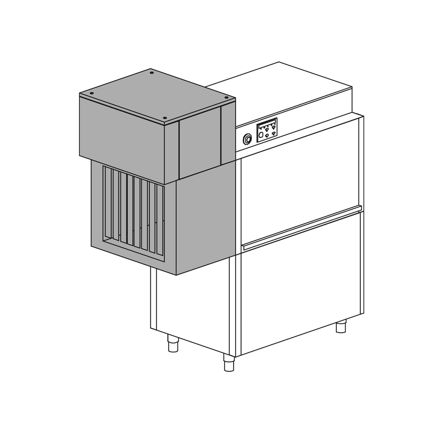 TUNNEL DISHWASHER R101E – DRYER – OPTIONAL EXTRA