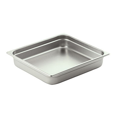 FOOD PAN INSERT S/STEEL GN2/3 335 X 325 X 65MM 5.5LT (TIGER) - Catering