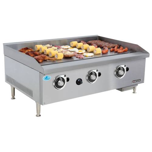 FLAT TOP GRILLER ANVIL - 900MM - PREMIER RANGE - GAS (Anvil)