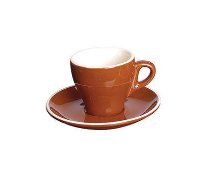 CAPPUCCINO SAUCER BLACK - 16CM (12) (Fortis)