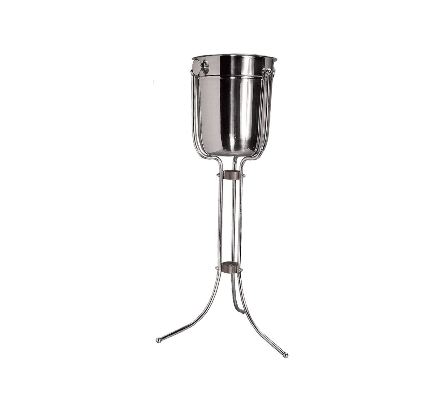 ICE BUCKET STAND - CHROME PLATED - FLOOR STANDING 715MM