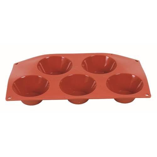 MOULD SILICON MUFFIN - 5 CUP - 80 X 40MM (Pavoni)