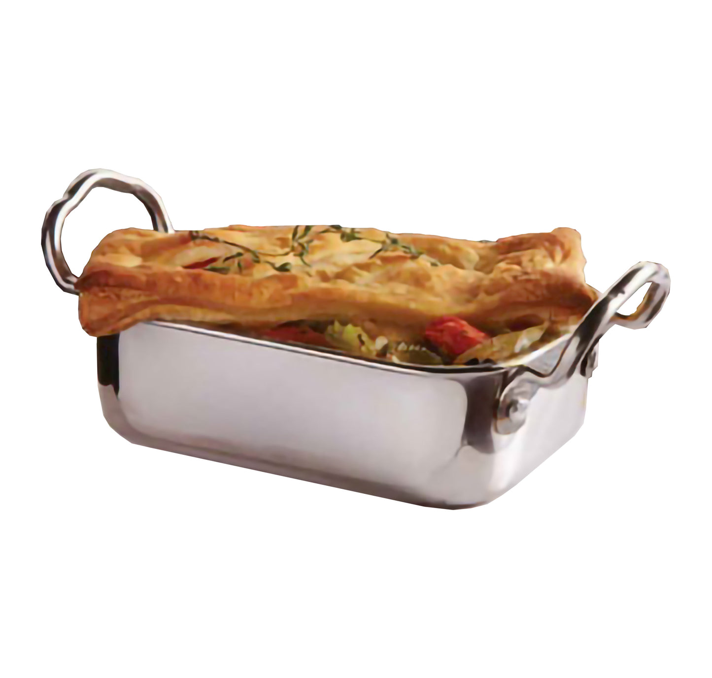 MINI S/STEEL SQUARE ROASTING PAN - 11.5CM