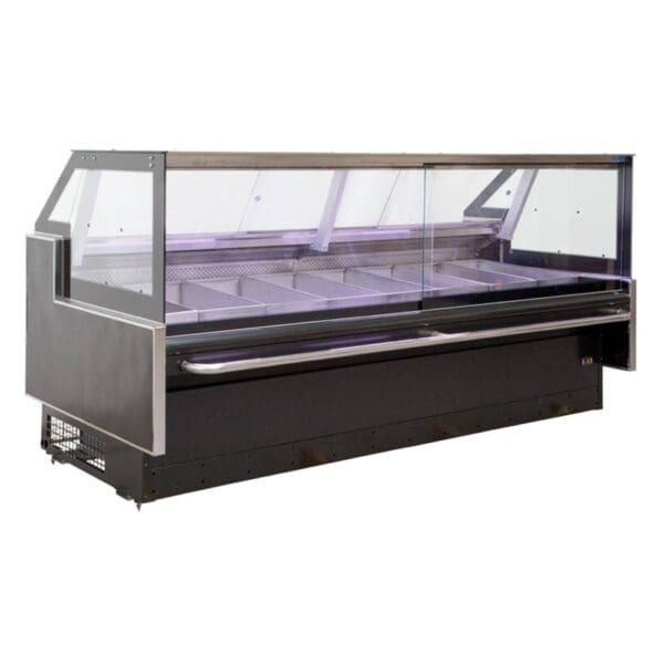 Meat Square Glass 2.4m Chiller (Just Refrigeration) - Catering