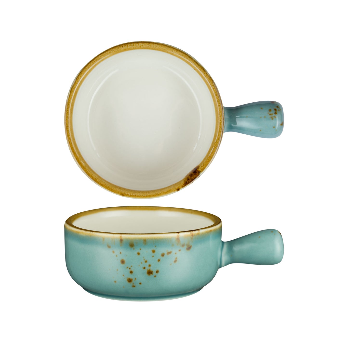 SMALL BOWL WITH HANDLE - 10CM - 7CL (6) (Fortis)