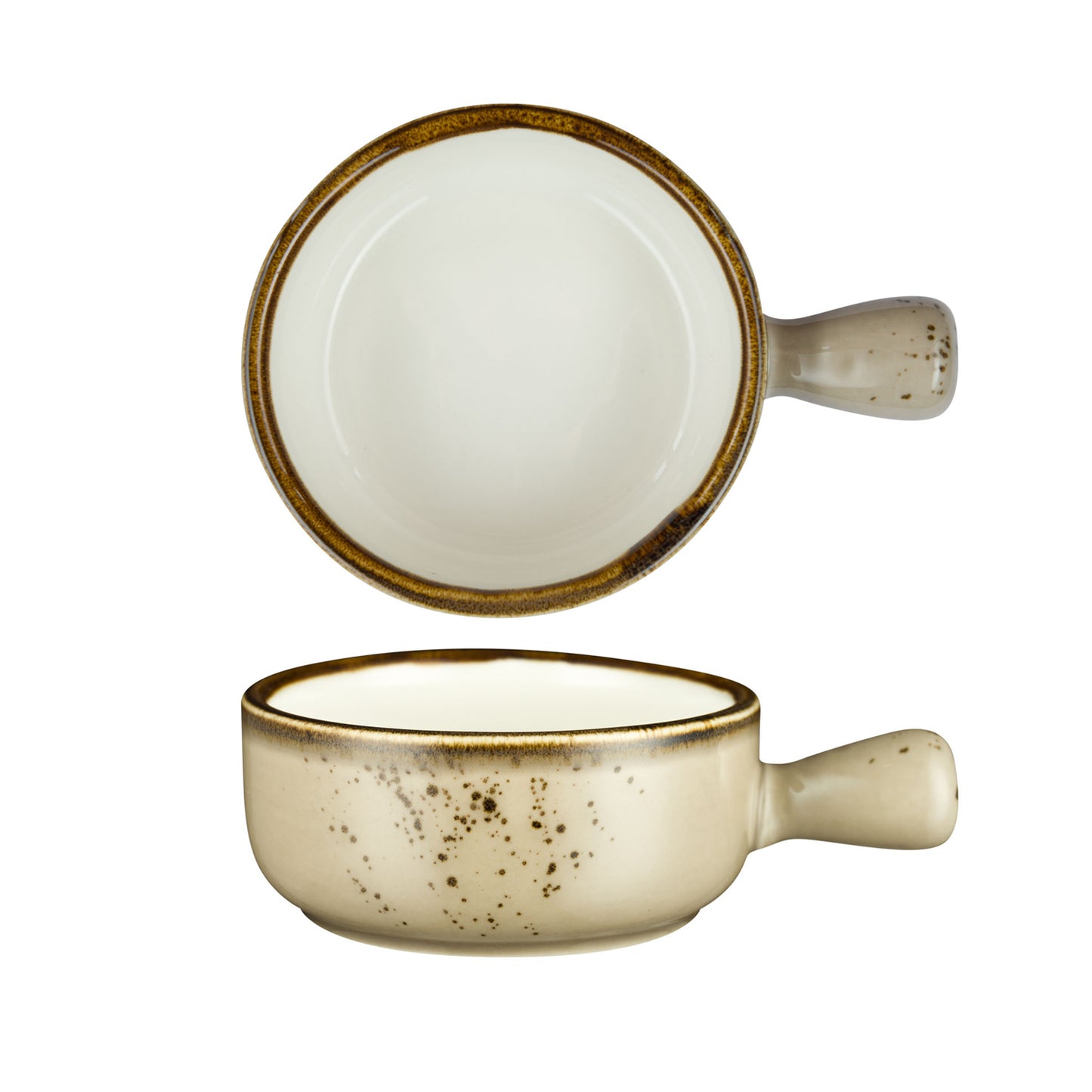SMALL BOWL WITH HANDLE - 10CM - 7CL (6) (Fortis)