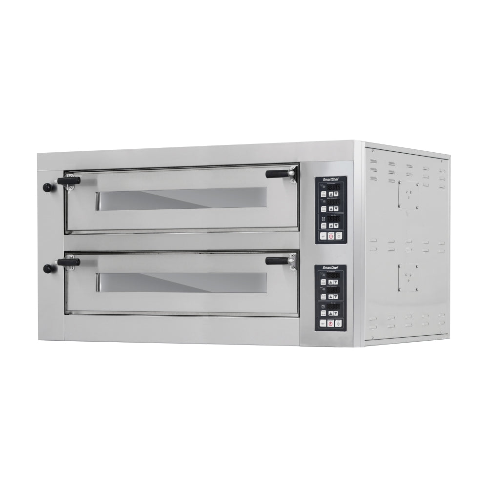 PIZZA OVEN - DOUBLE DECK - 6 PIZZAS PER DECK (SMARTCHEF) - Catering