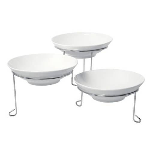 TRIPLE PLATE STAND ROUND 3 X 172MM/120/180/240 (1) (Fortis)