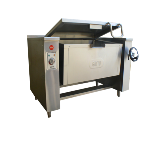 GATTO STAINLESS STEEL 120LT TILTING PAN - GAS