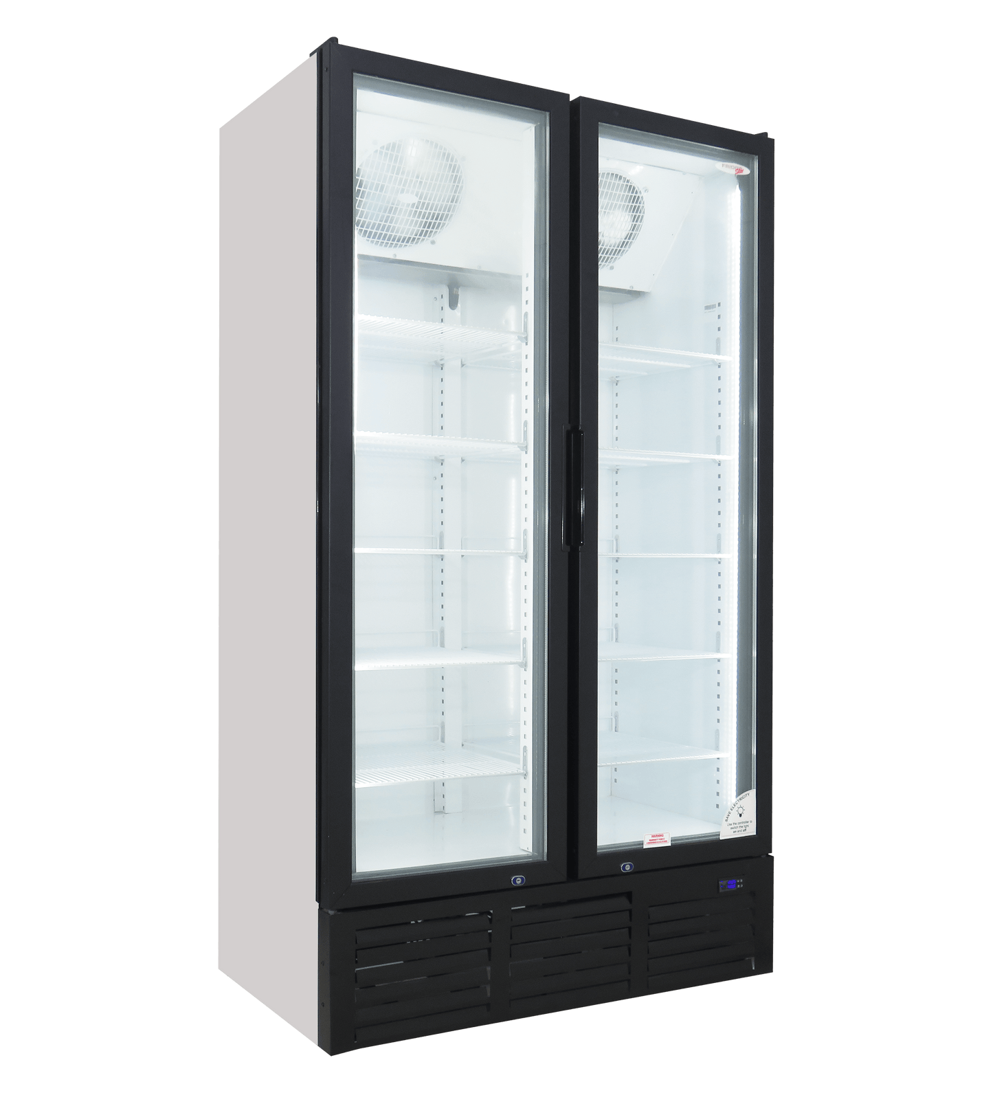 FRIDGE STAR DOUBLE HINGED HEATED GLASS DOOR FREEZER (832 LT) - Catering