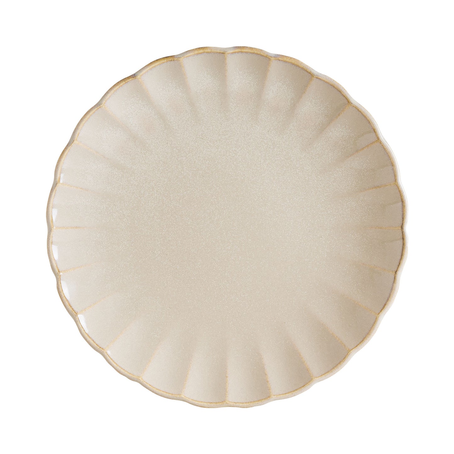 EAST SAND – Coupe Scalloped Plate – 25 CM (12) (BONNA) - Catering