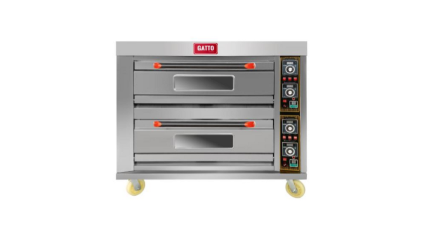 GATTO HEAVY DUTY 2 DECK 4 PAN OVEN - ELECTRIC