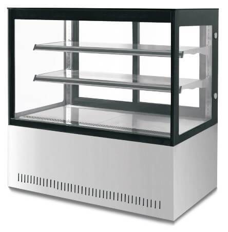 PACIFIC SQUARE GLASS DISPLAY- COLD- 1200W X 730D X 1200H