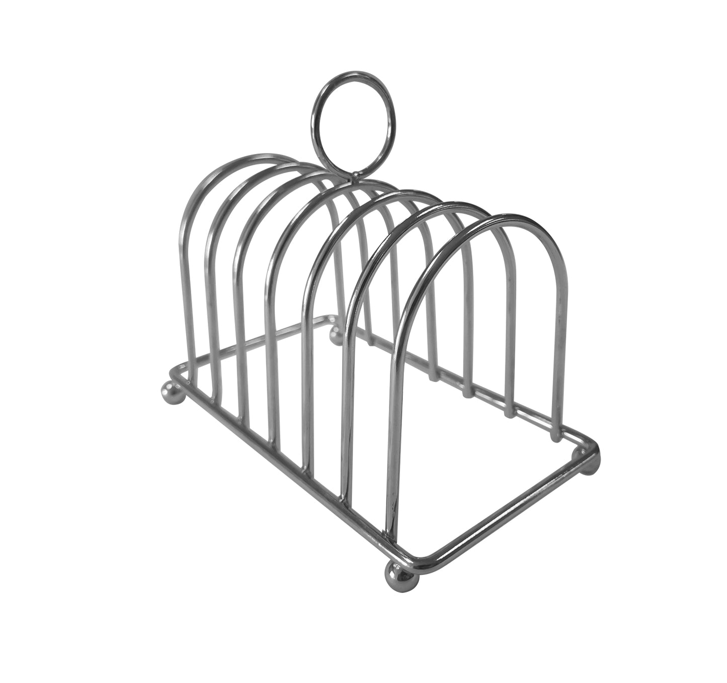 TOAST RACK - 6 SLICE (CHROME PLATED) 140MM x 75MM x 125MM (Cater Ace)