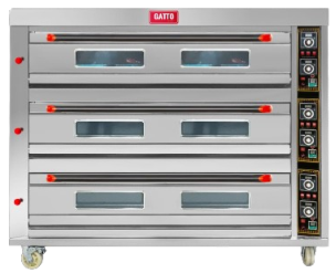 GATTO HEAVY DUTY 3 DECK 9 PAN OVEN - GAS