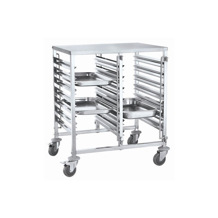 Double rack trolley with work top – 7 tier( SMARTCHEF) - Catering