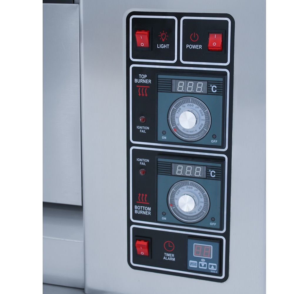 Single Deck Gas Oven - 2 Trays (BAKEMARK)
