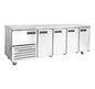Gastronorm - 4.5 stainless steel door underbar fridge (Just Refrigeration) - Catering