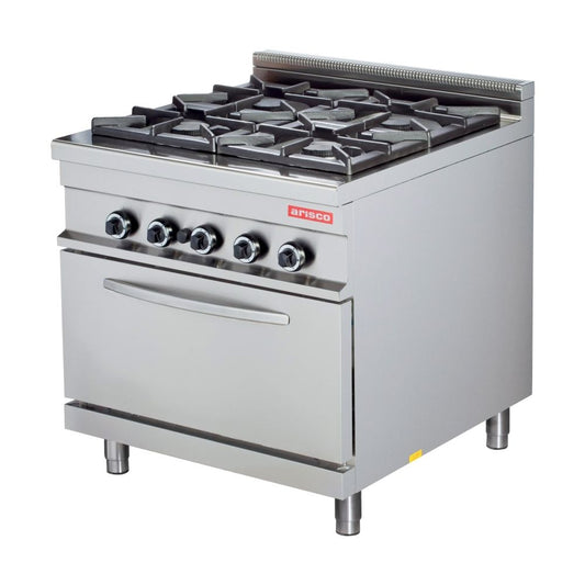 4 Burner with electric convection oven - 900 range (ARISCO)