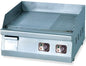 GATTO 600MM 1/2 FLAT 1/2 RIBBED TOP TABLE TOP ELECTRIC GRILLER - Catering