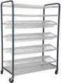 GATTO 600 PIECE MOBILE CROCKERY RACK 212 LARGE PLATES+212 SMALL PLATES 2 CUP RACK