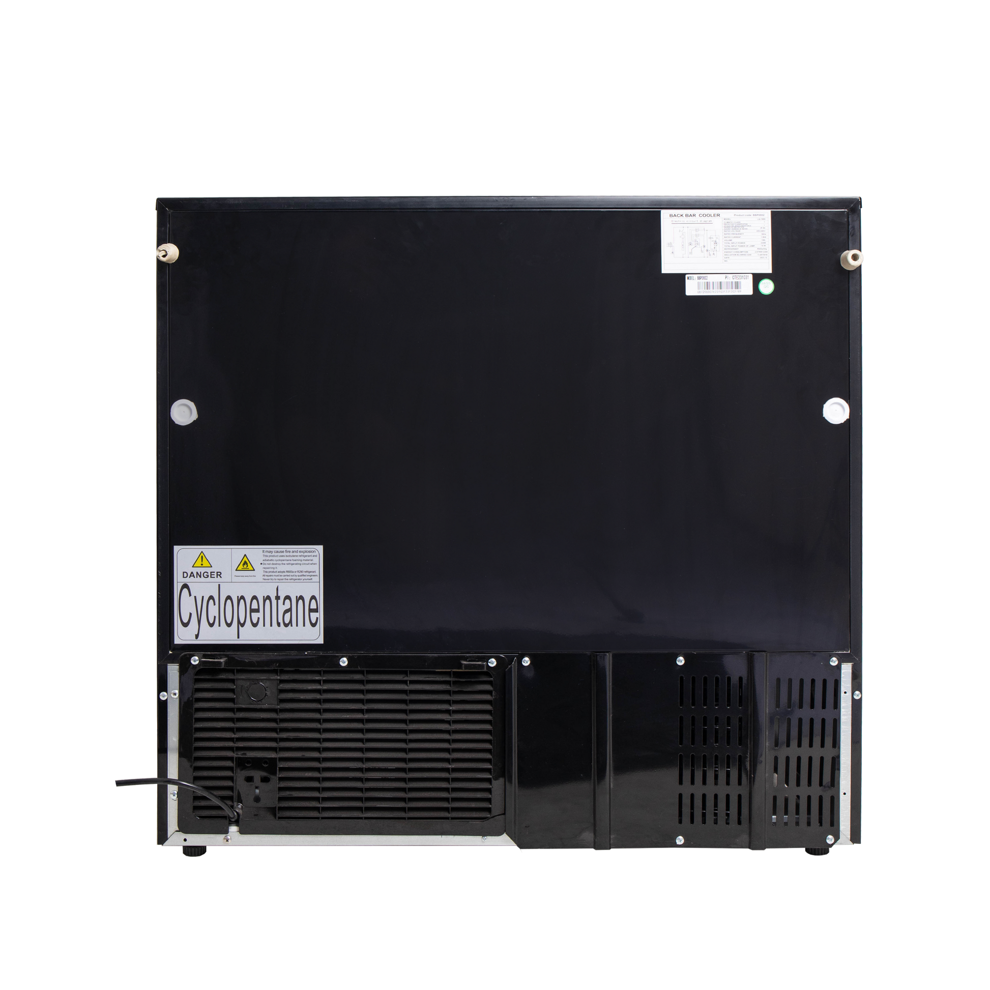 Back Bar Bottle Cooler – 2 Door, Sliding (POLARCAB) - Catering
