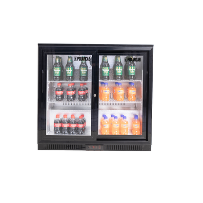 Back Bar Bottle Cooler – 2 Door, Sliding (POLARCAB) - Catering