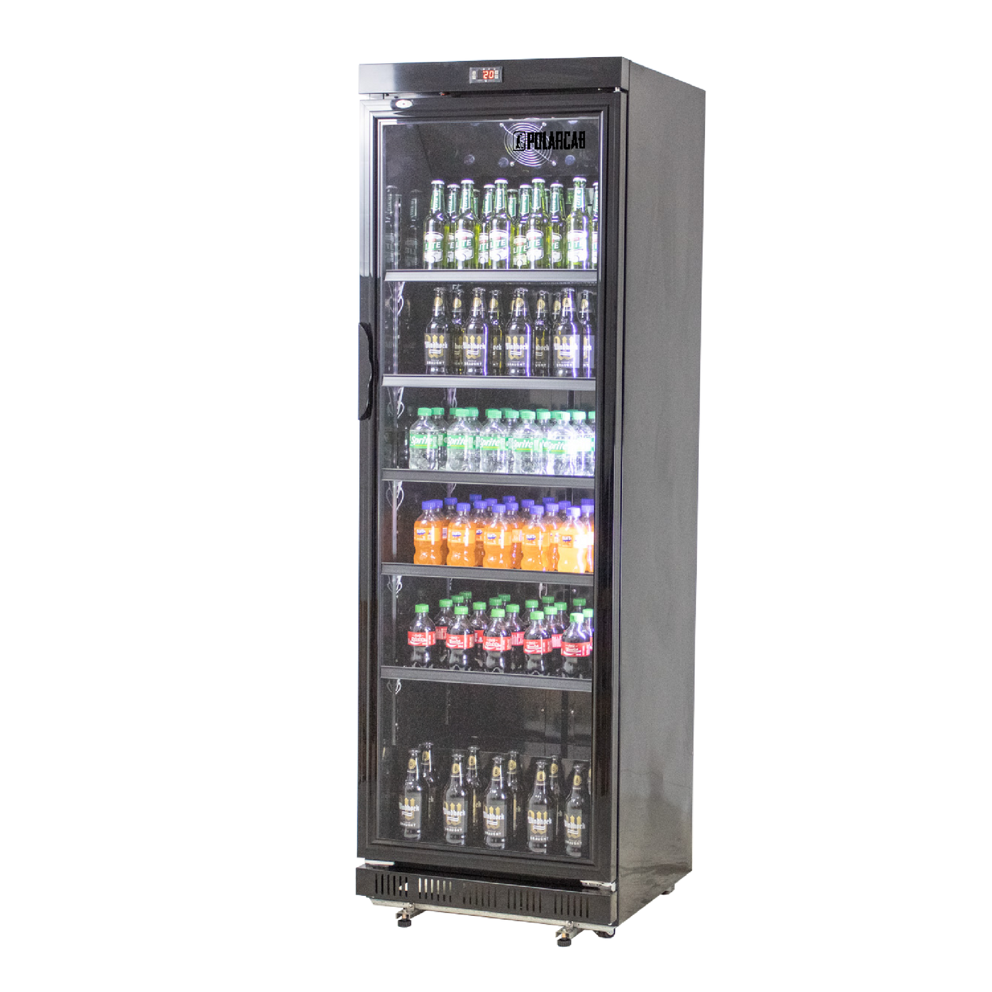 Beverage Bottle Cooler -Black 400Lt(POLAERCAB)