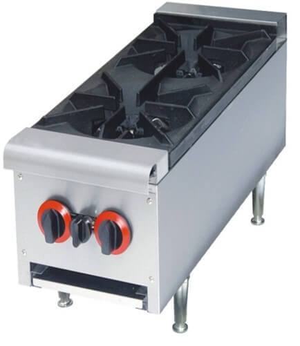 GATTO BOILING TABLE 2 BURNER - FLOOR STANDING  HEAVY DUTY