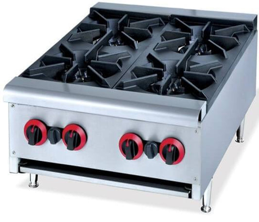 GATTO BOILING TABLE 4 BURNER - FLOOR STANDING  HEAVY DUTY