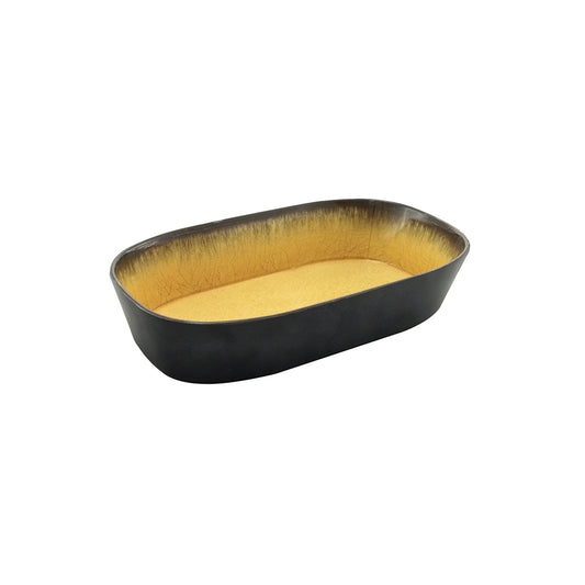 CAPSULE BOWL RECT (MED YELLOW) - 265 X 162 X 65MM (Efay)