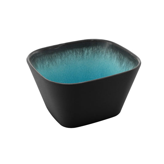 CAPSULE BOWL SQUARE (MED BLUE) - 176MM X 162MM X 100MM (Efay)