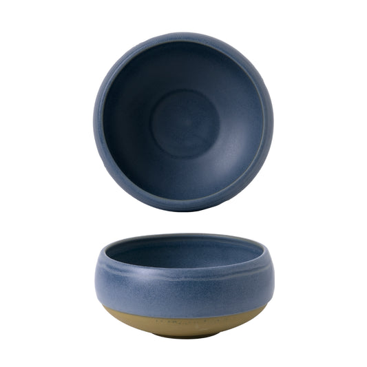 EMERGE - OSLO BLUE - LARGE DEEP BOWL - 113.6CL - H:7.5CM X DIA:15.8CM (6) (Churchill)