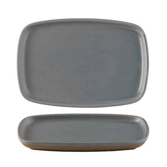 EMERGE - SEATTLE GREY - RECTANGULAR PLATE - 22CM X 15CM (6) (Churchill)