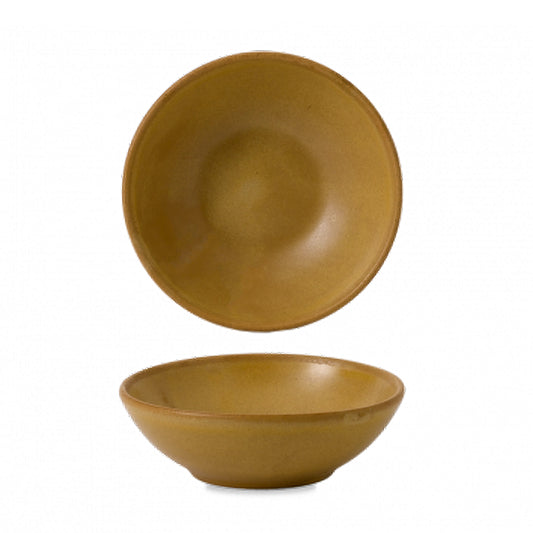 NOURISH - PETRA SAND - CONTOUR SHALLOW BOWL - 20CL (12) (Churchill)