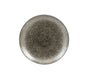 RAKU QUARTZ BLACK - COUPE PLATE - 16.5CM (12)(Churchill)